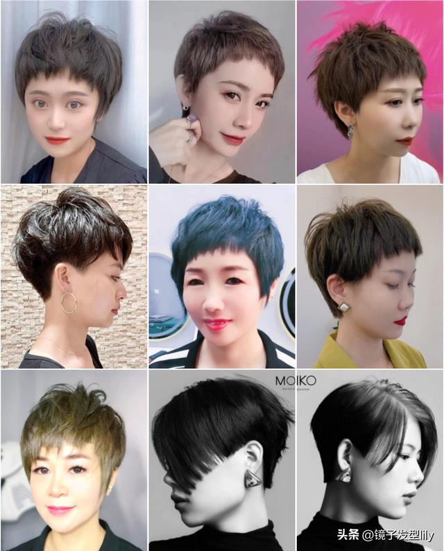 2023年最新发型女减龄图片（好看显年轻的短发）(6)